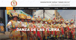 Desktop Screenshot of danzadelastijeras.org