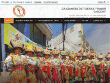 Tablet Screenshot of danzadelastijeras.org
